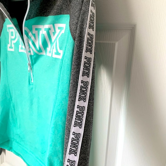 PINK Gently Used Athletic Quarter Zip Size XS - Picture 3 of 4